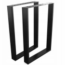 FIRKANTET DESIGN BORDBEN - 1 BEN (71cm høyde x 58cm bredde) thumbnail