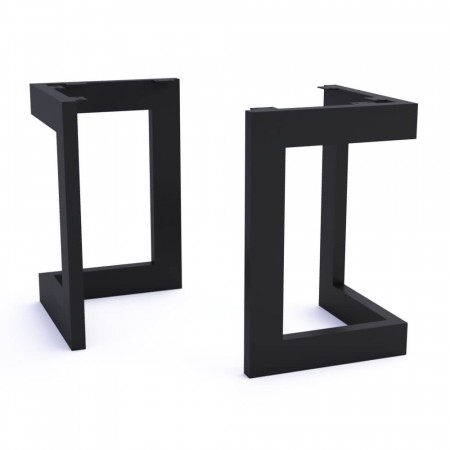 45cm L DESIGN BORDBEN TIL SALONGBORD - 1 BEN