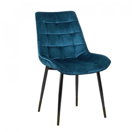 ''AURORA'' stol i blå velur
