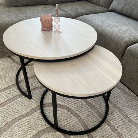 MULTE - HELTRE EIK SOFABORD