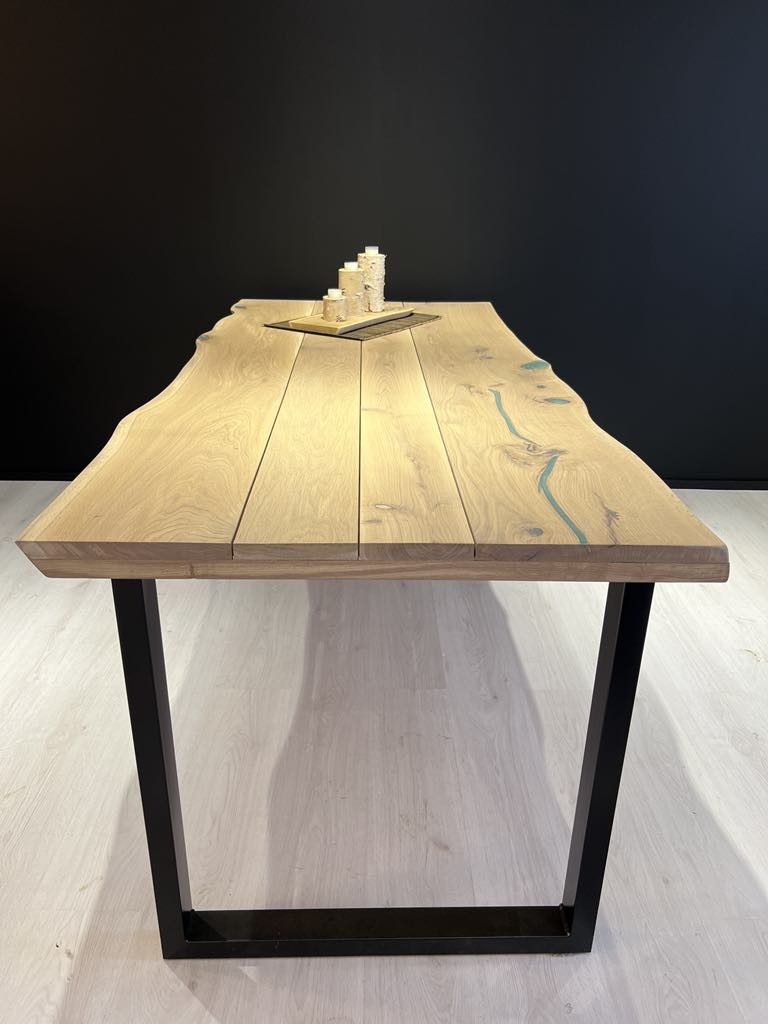 SPISEBORD 197X88X75,FARGE NATURELL